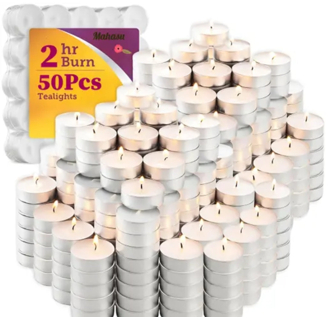 50 Tealight candle DM594