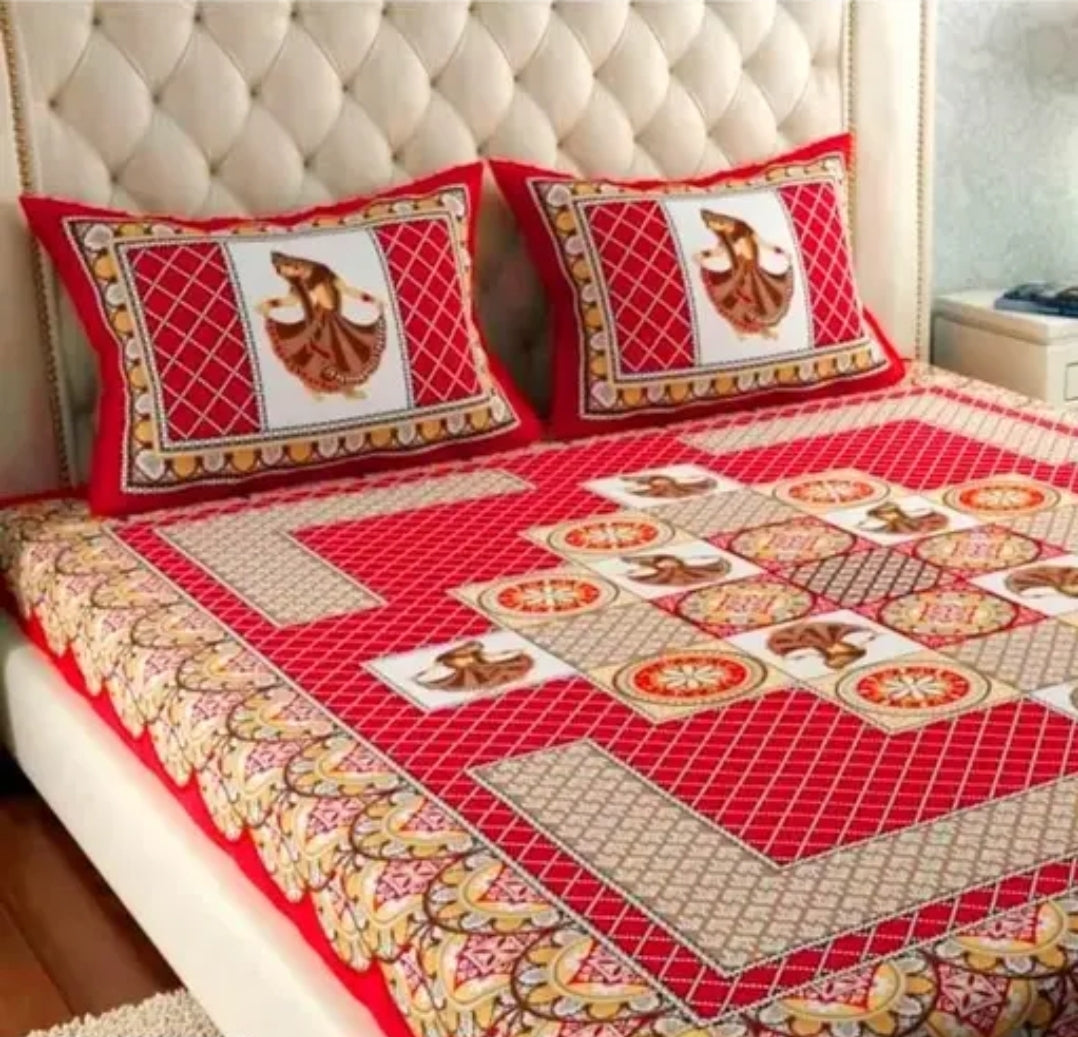 Jaipuri bedsheet DM700