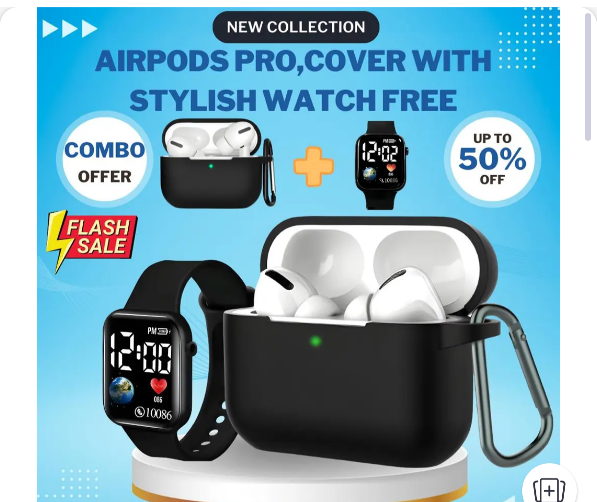 Earbuds Watch Combo DM984