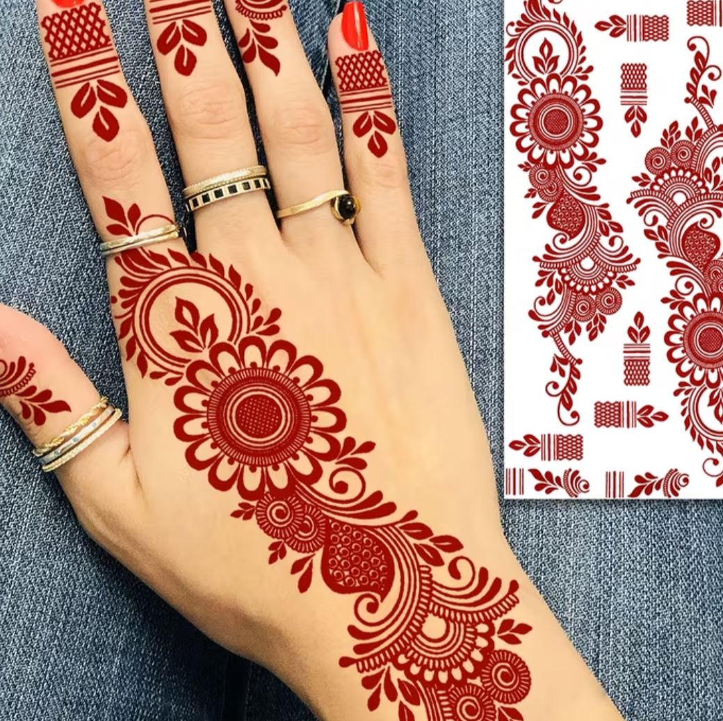 Mehndi sticker DM1024