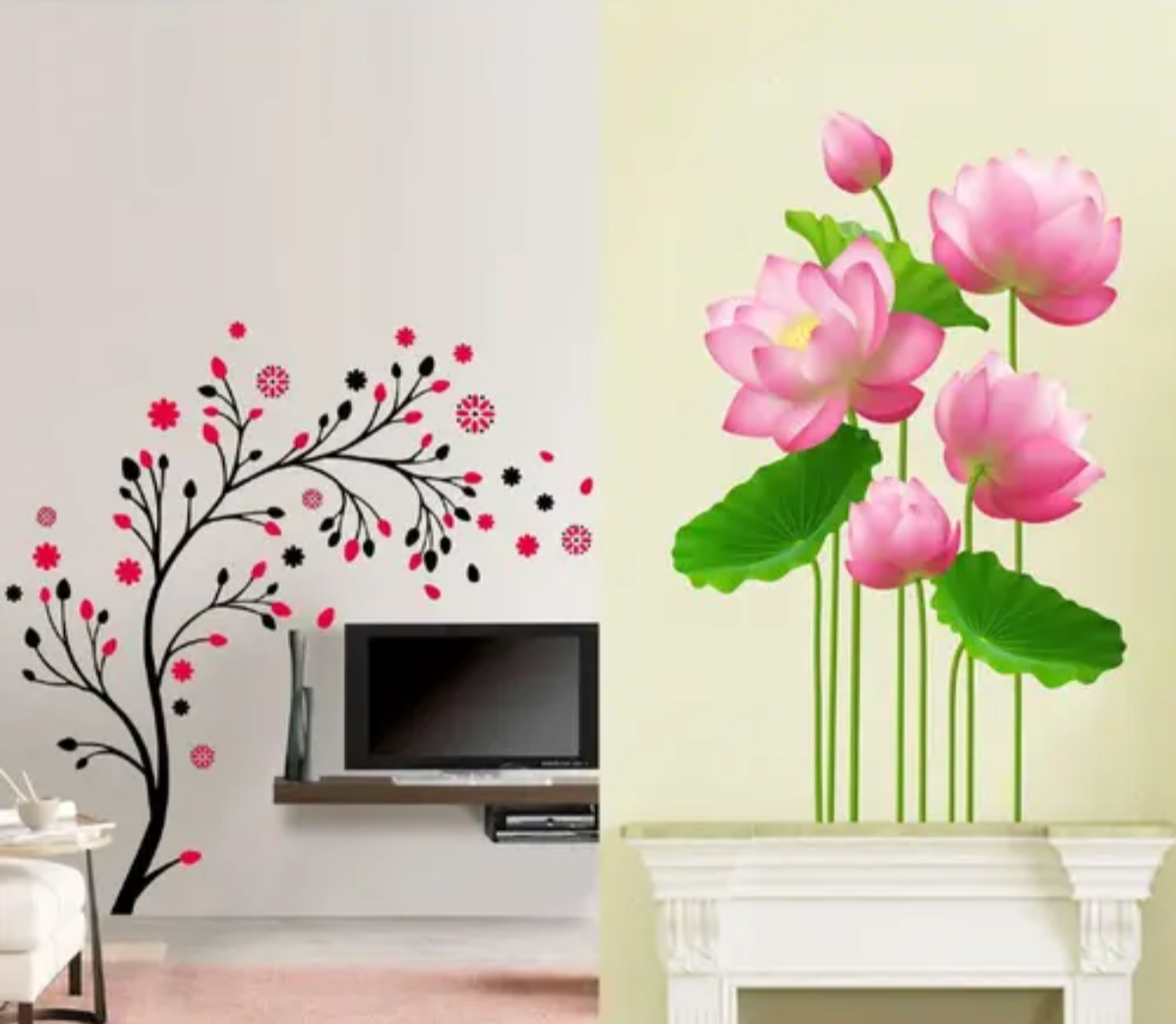 DM899 Flowers Wall stickers
