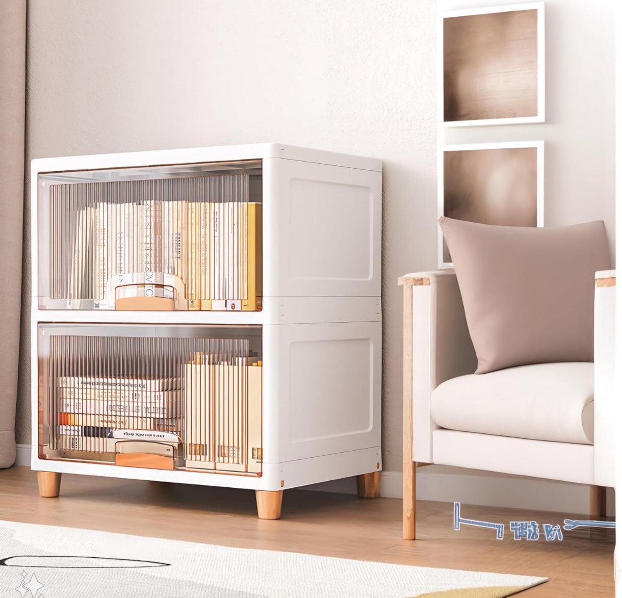 Folding cupboard box DM759