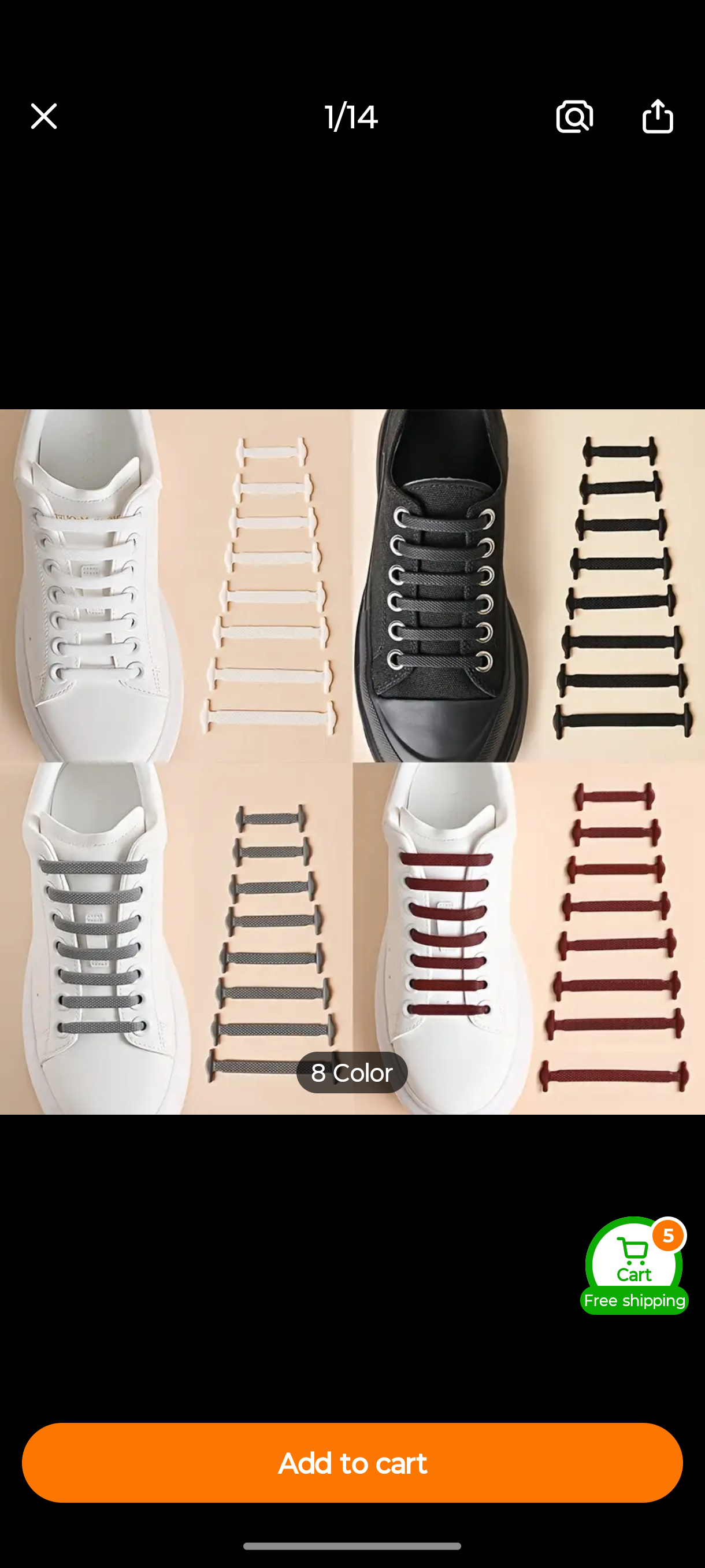 No tie shoe lace DM880