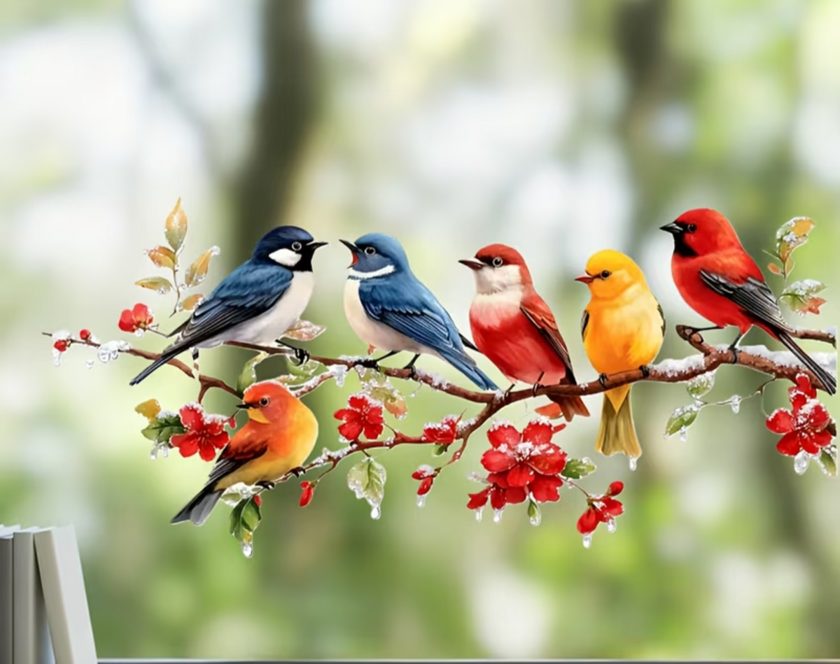 Birds wall painting