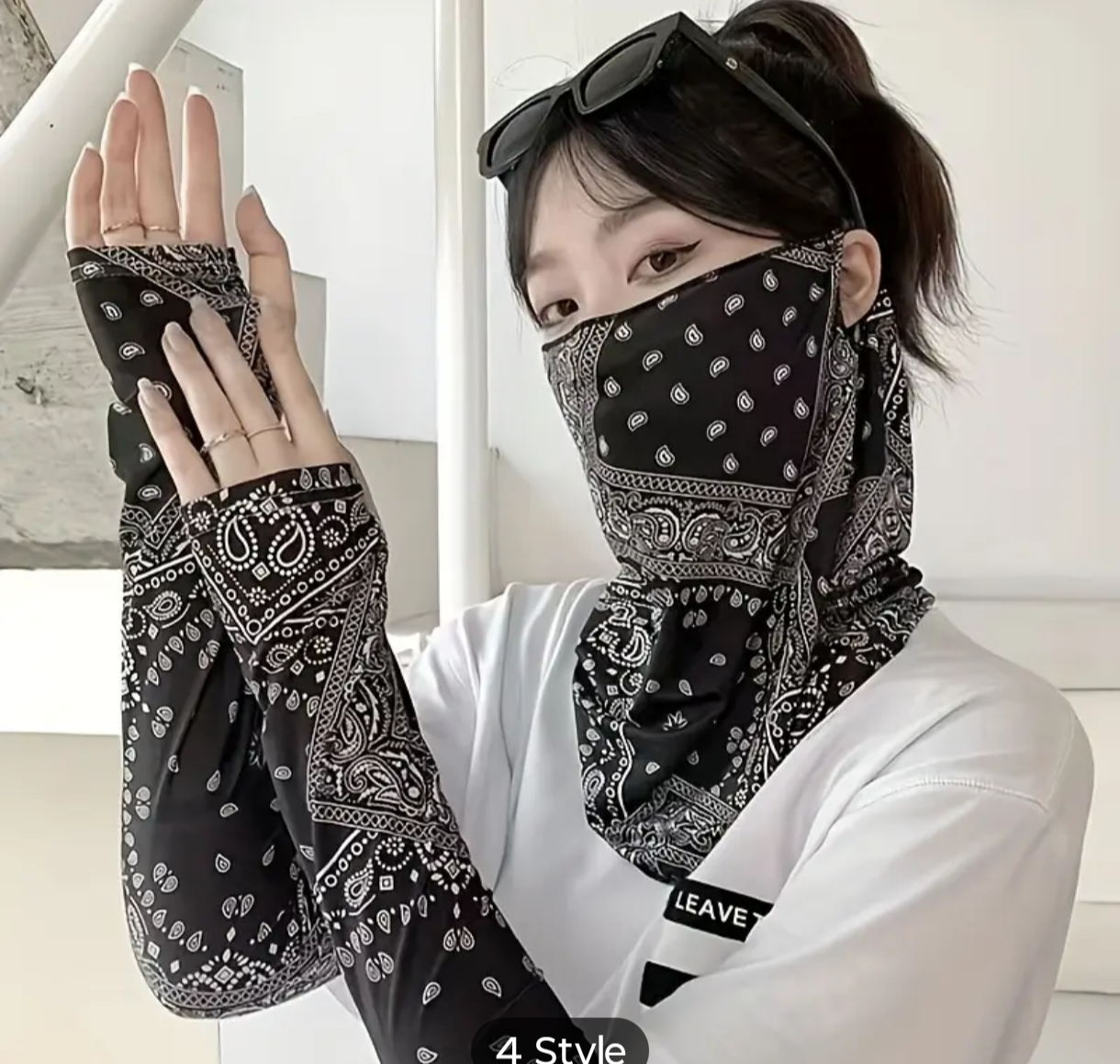 Face cover arm sleeves DM833