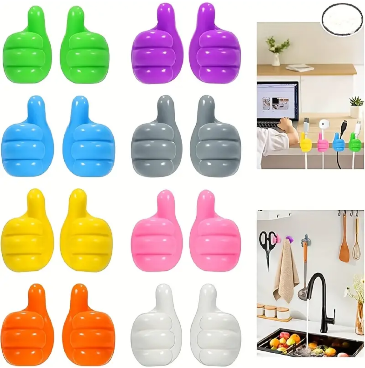 Thumb wall hook DM839