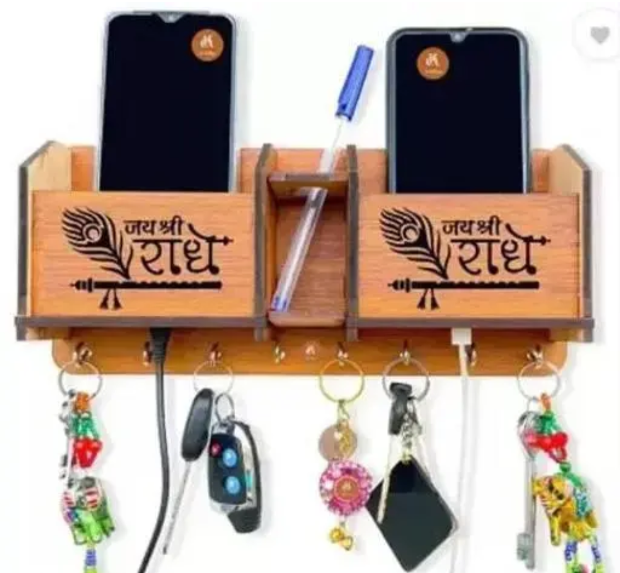 Wooden mobile stand key holder DM762