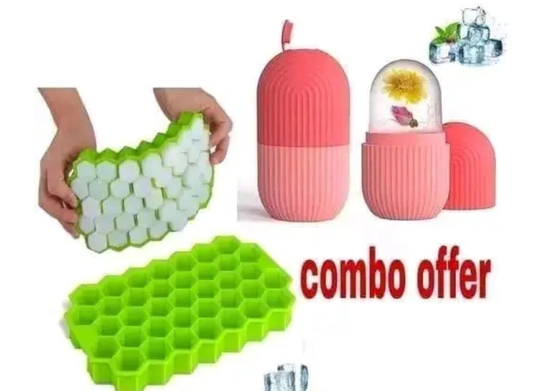 Ice tray with face roller DM16