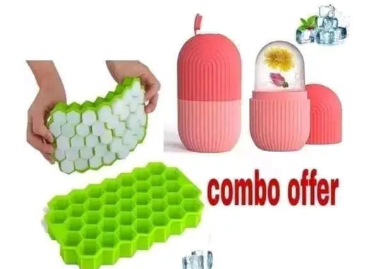 Ice tray with face roller DM16