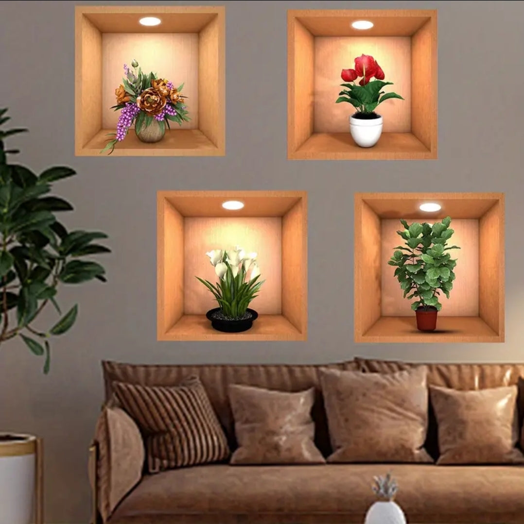 Flower pot sticker DM348