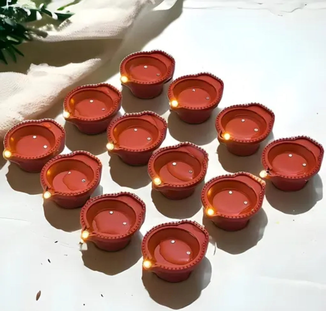Water 12 LED Light Diya DM366