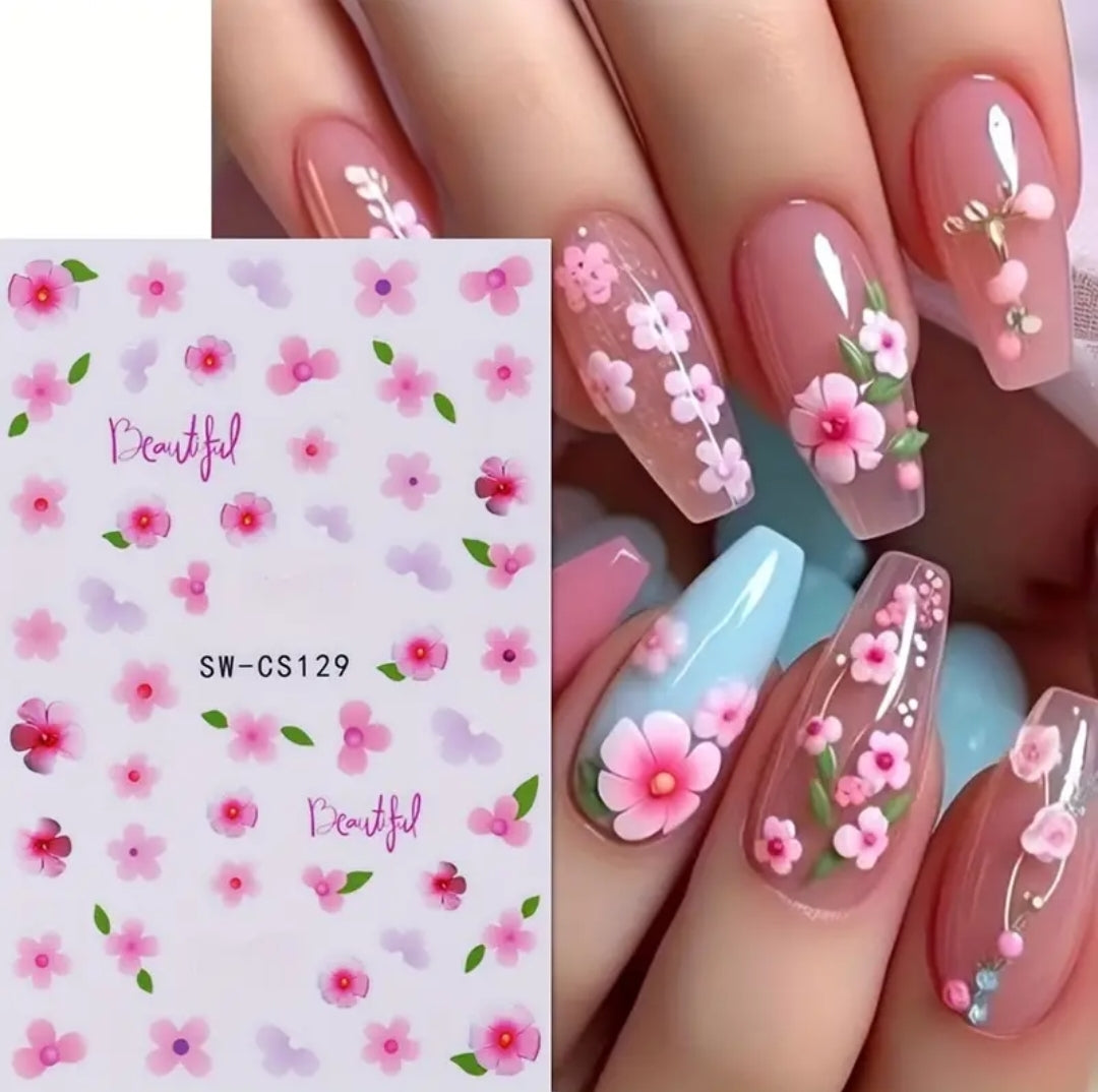 Nail art Stickers 5 Sheets DM434