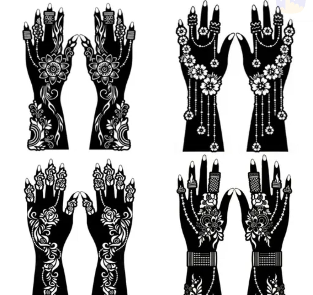 Mehndi stickers DM469