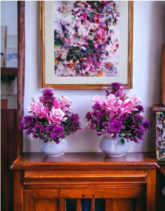 Pink Flower pot DM267