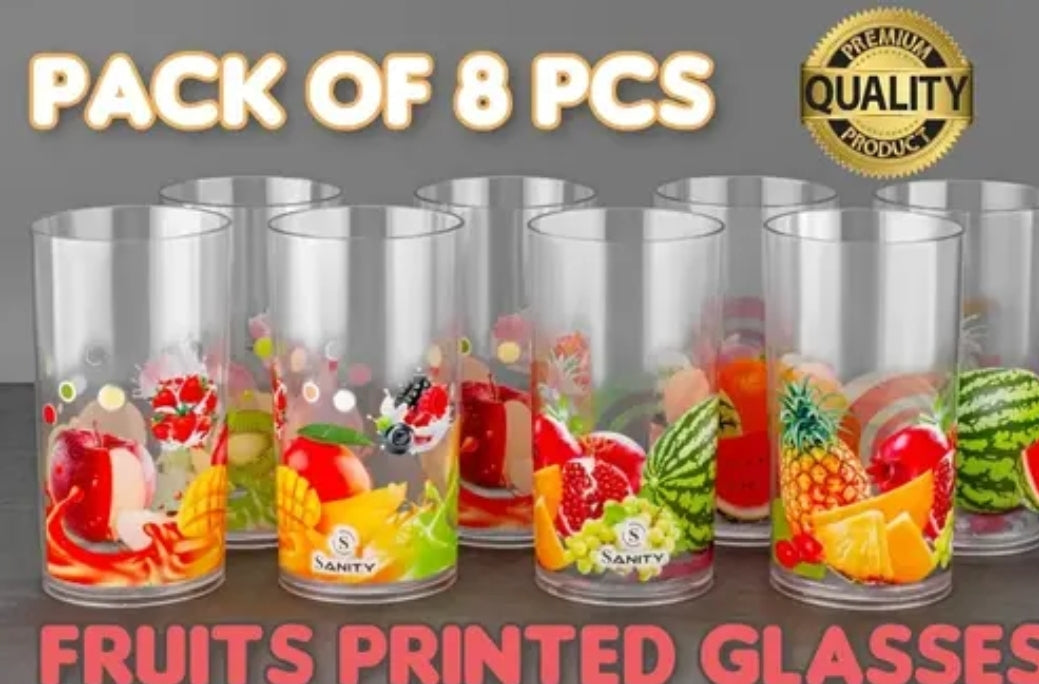 8 Glass Set  DM351