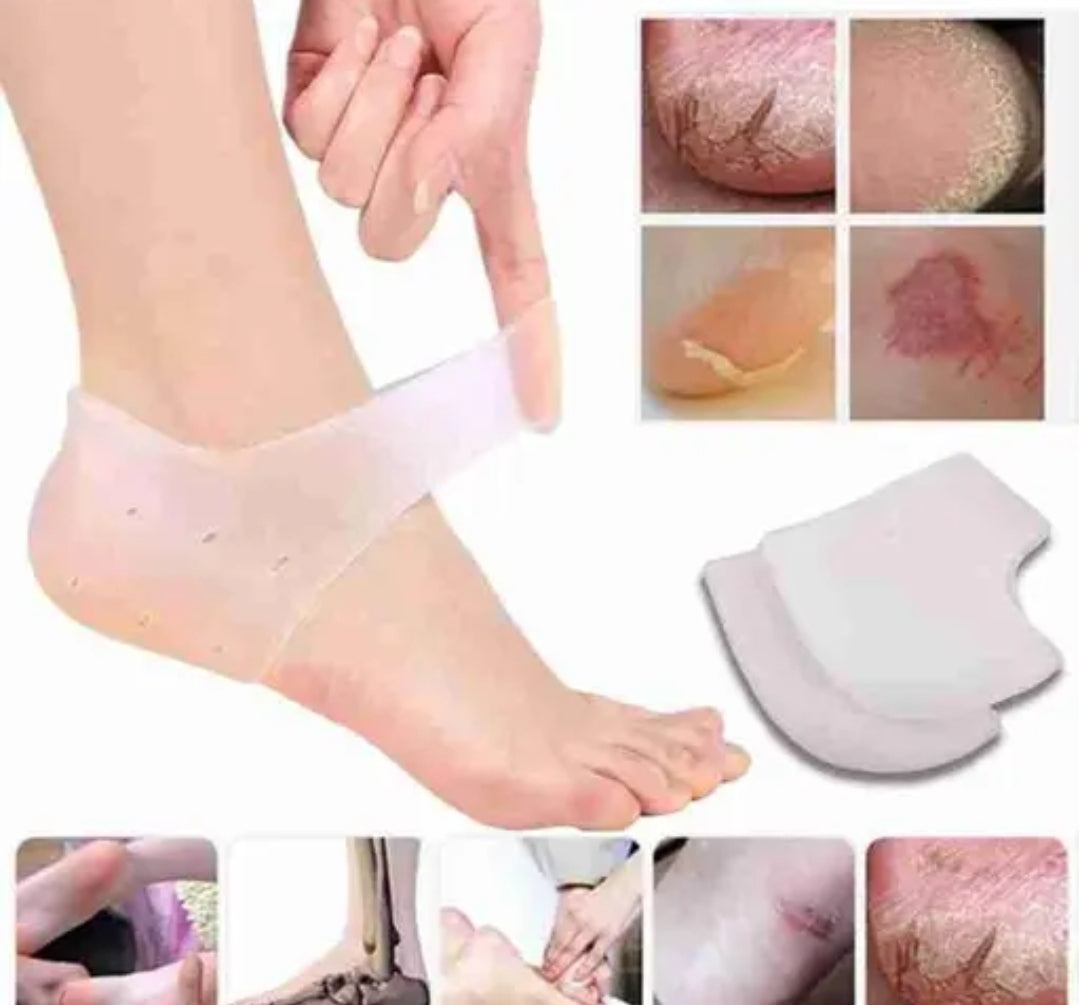 Anti crack Heel silicon Socks DM405