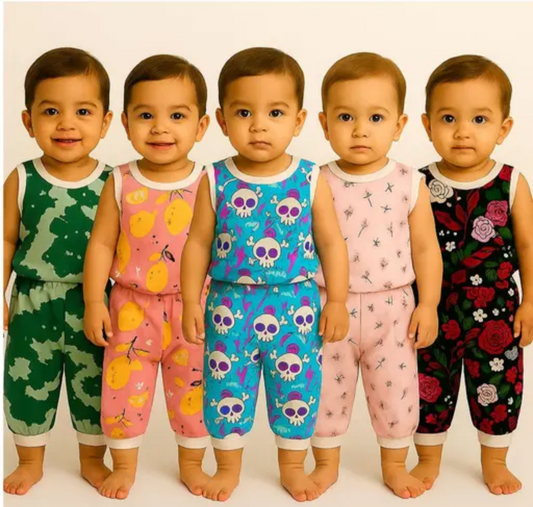 5 set Kids cotton dress DM944