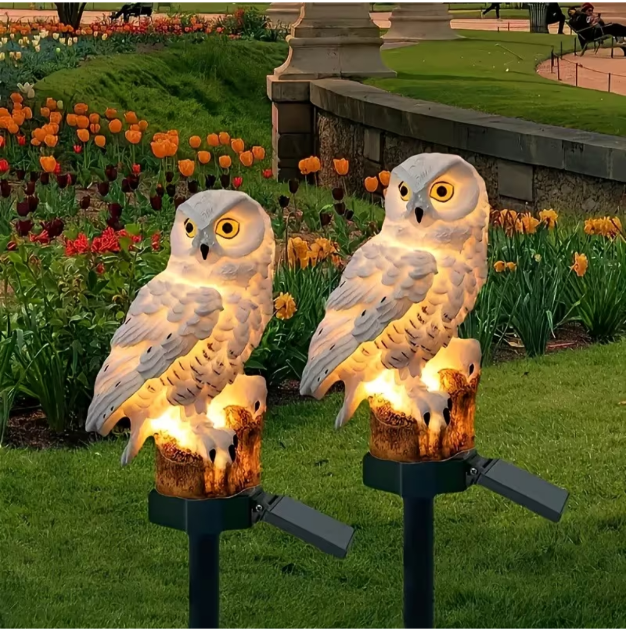 Solar owl light DM1037