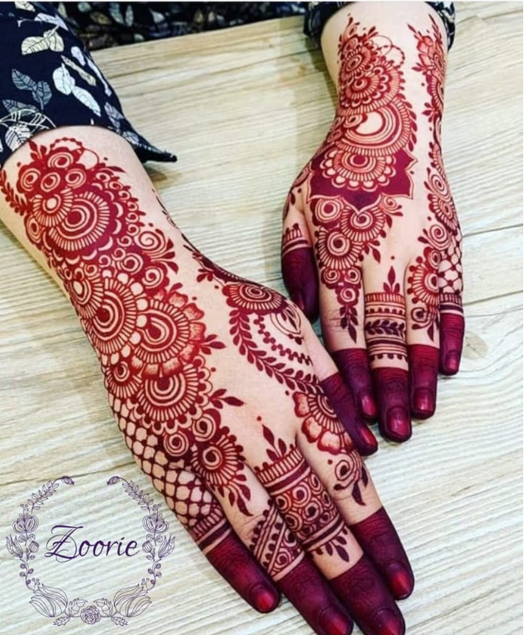 Red Mehandi Con 12 peice DM971