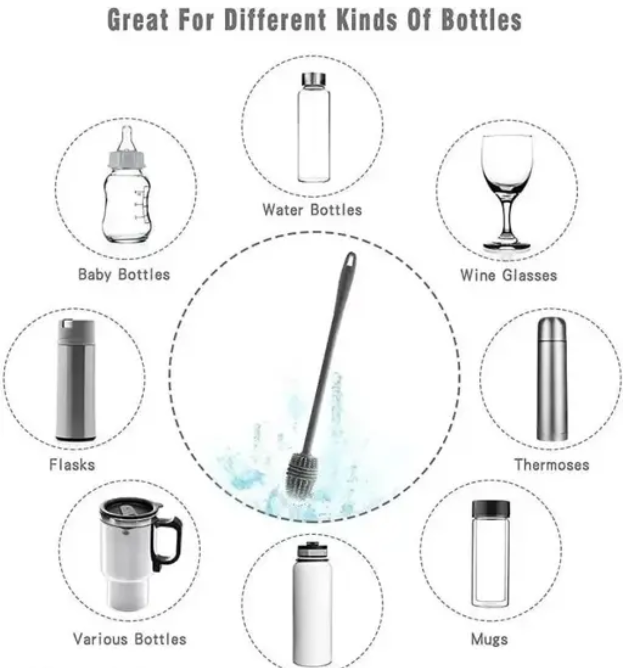 Bottle cleaning brush DM771